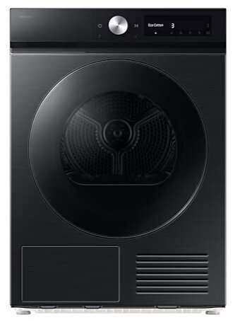 Kuivausrumpu Samsung DV90DB7845GBU4 9 kg Bespoke AI lämpöpumppukuivausrumpu – musta