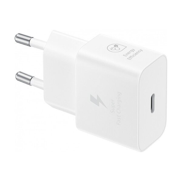 Samsung GaN USB-C 25W laturi, valkoinen