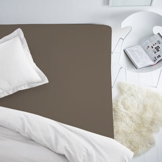 Rustilė satiininen aluslakana kuminauhalla, 140x200x25