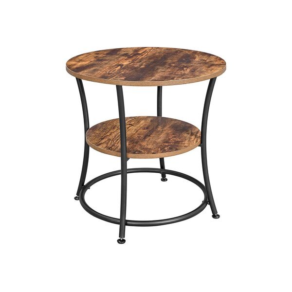 Sivupöytä, 55x55x55 cm, Ruskea