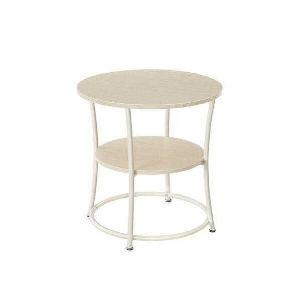 Sivupöytä, VASAGLE, 55x55 cm, luonnonbeige