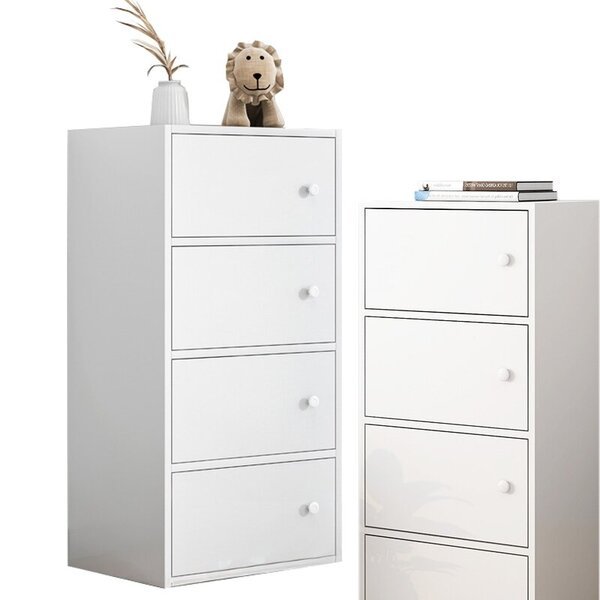 Skandinaavinen lipasto, valkoinen, 102 x 40 x 30 cm