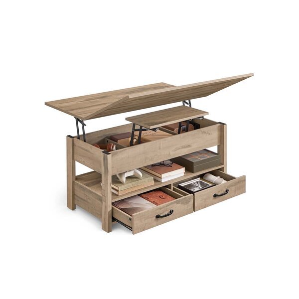 Sohvapöytä, 50x100x49,1x64,1 cm, Ruskea