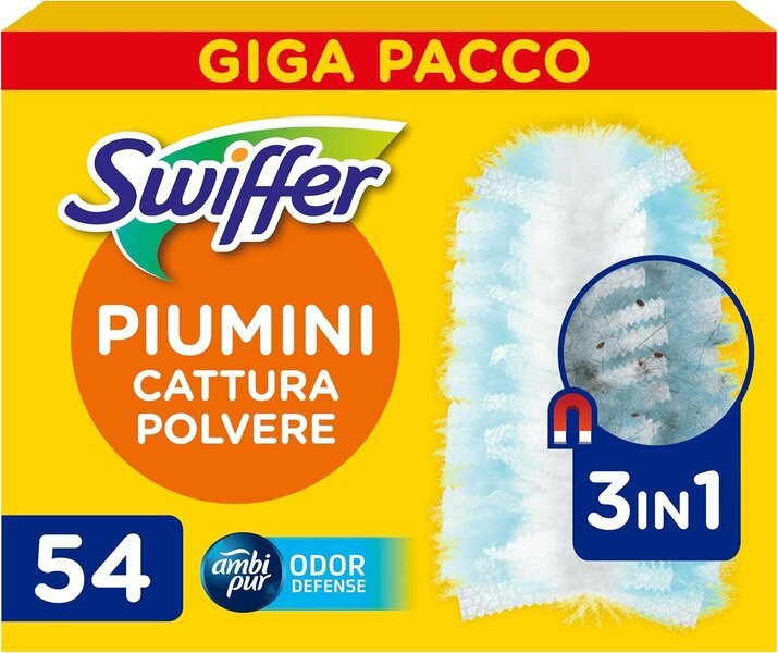 SWIFFER Pölyhuiskan vaihtoharjat, 54 kpl