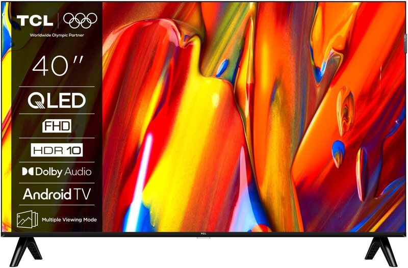 Televisio TCL 40V5C 40"täys-HD QLED Google TV