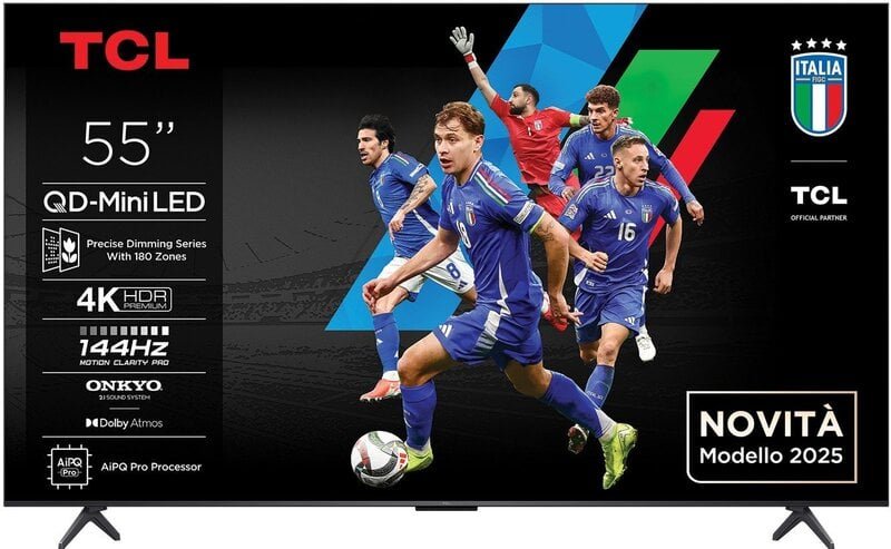 Televisio TCL 55Q6C 55"4K QD‑Mini LED Google TV