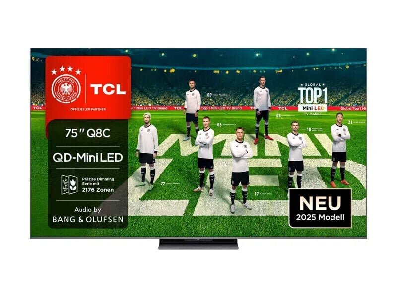 Televisio TCL 75Q8C 75"QD-Mini LED 4K Google TV