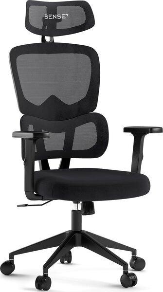 Tietokonepöytä Sense7, musta