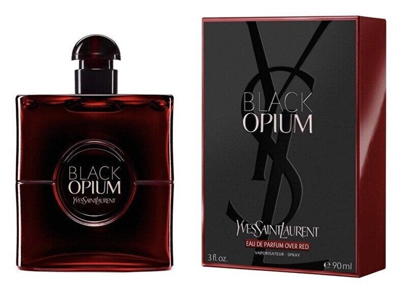 Yves Saint Laurent Black Opium Over Red Eau de Parfum naisille, 30 ml