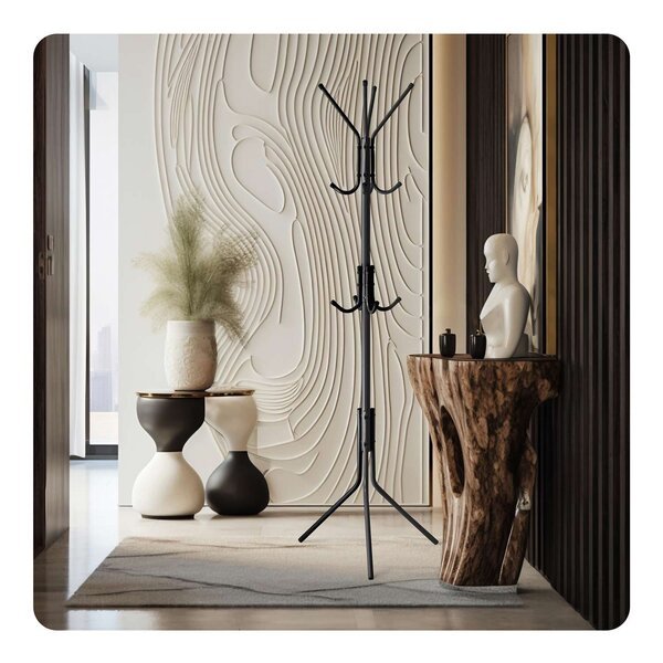 Vaateteline neljällä koukulla, Massido, musta