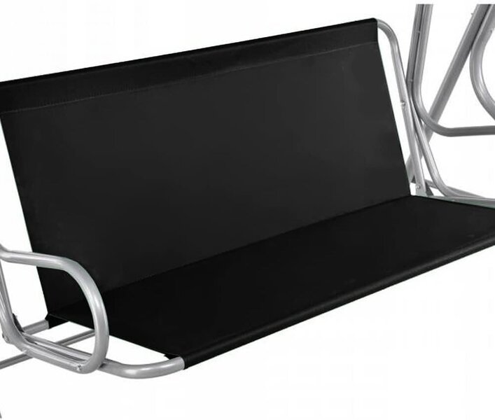 WingFly puutarhakeinun kangas 158 x 52 x 52 cm, musta