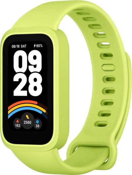 AktiiivisuusrannekeÄlykäs ranneke - XIAOMI - Smart Band 9 Active - Vihreä - Vesitiiviys 5 ATM - Akunkesto 14 päivää