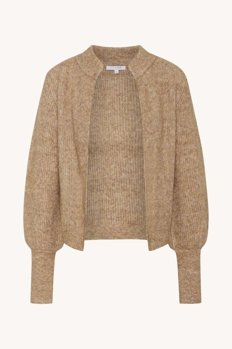 Claire Naisten Neuletakki CHELSEA Vaalea Beige