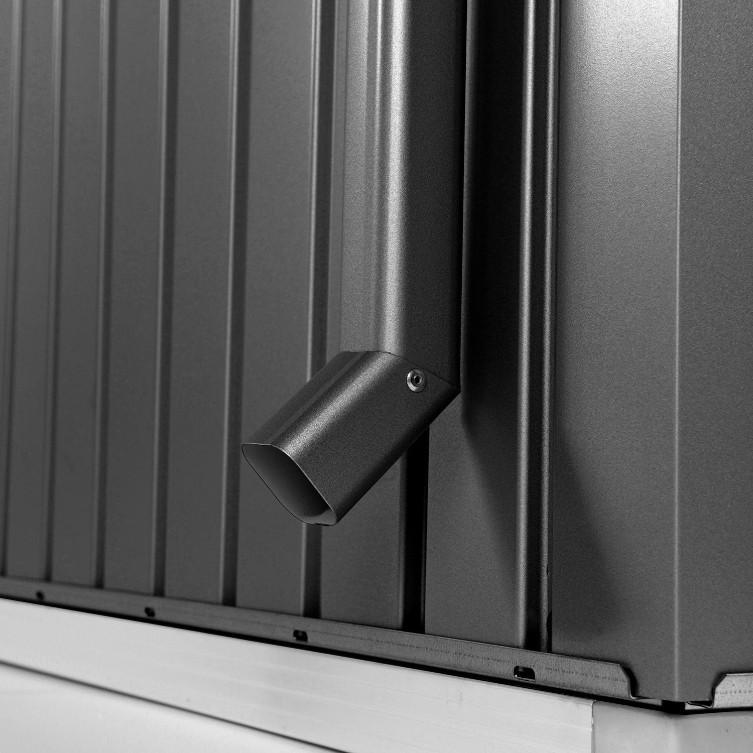 Biohort, Highline stuprörset puutarhavarasto metallic tummanharmaa