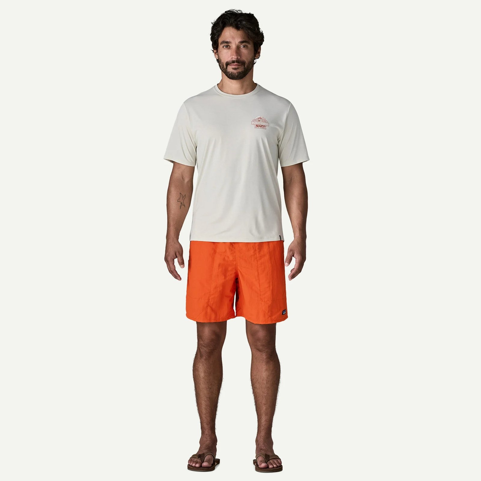 Patagonia miesten shortsit M's Baggies Longs - 7 in., Punainen