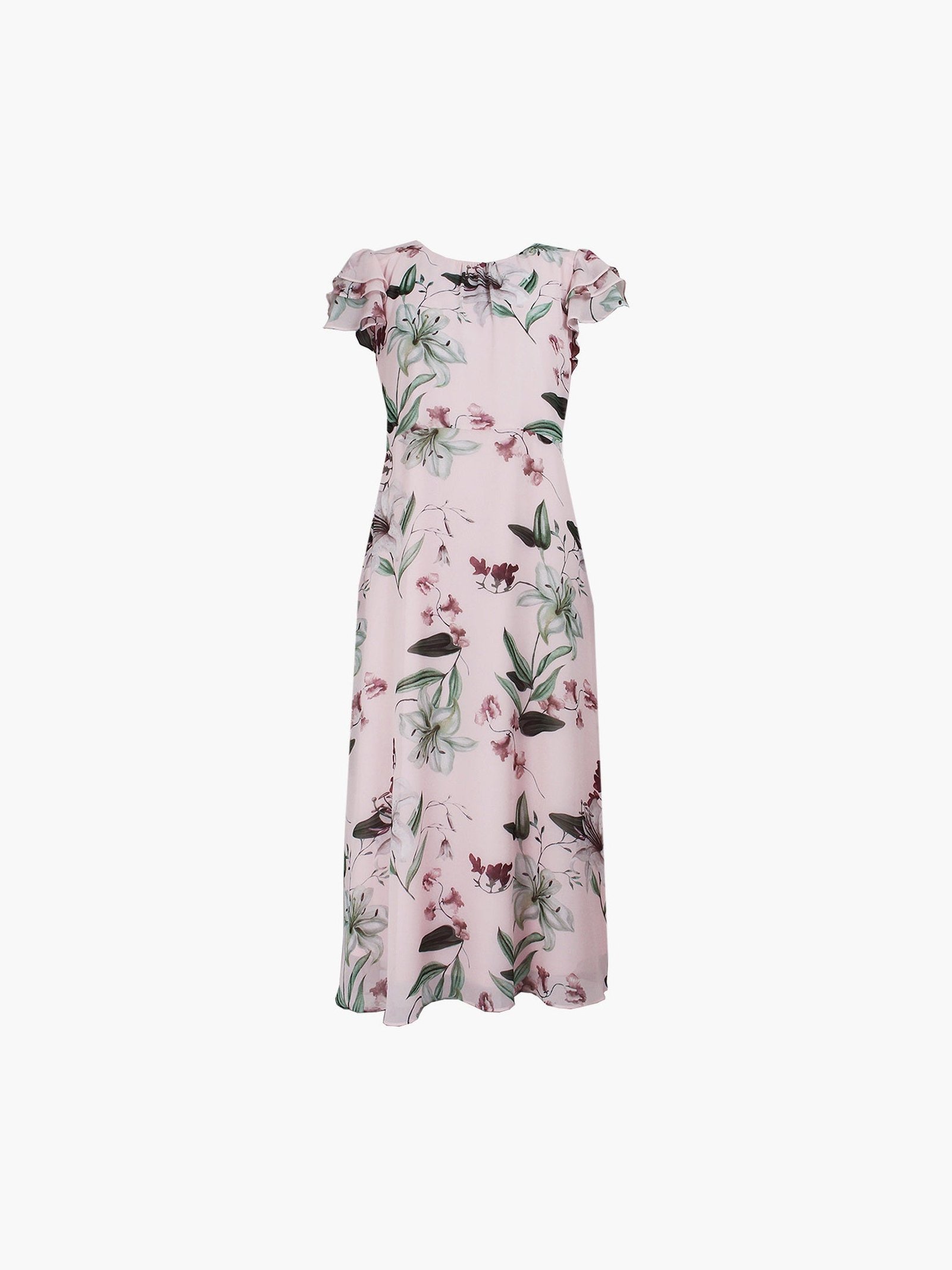 S.T.I mekko Jane Dress, vaaleanpunainen kuosi