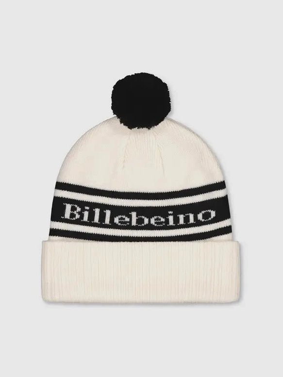 Billebeino miesten pipo, BILLEBEINO MERINO POM POM BEANIE Valkoinen