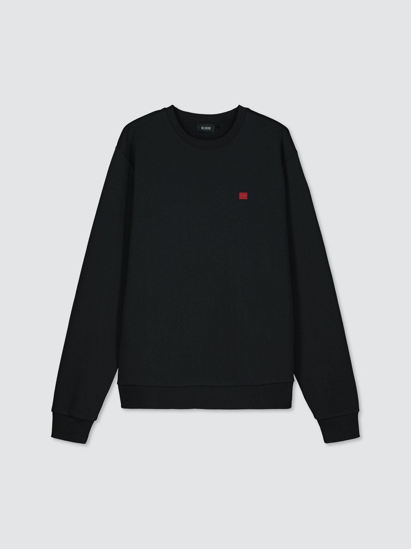 Billebeino unisex college, RED BRICK SWEATSHIRT  Musta