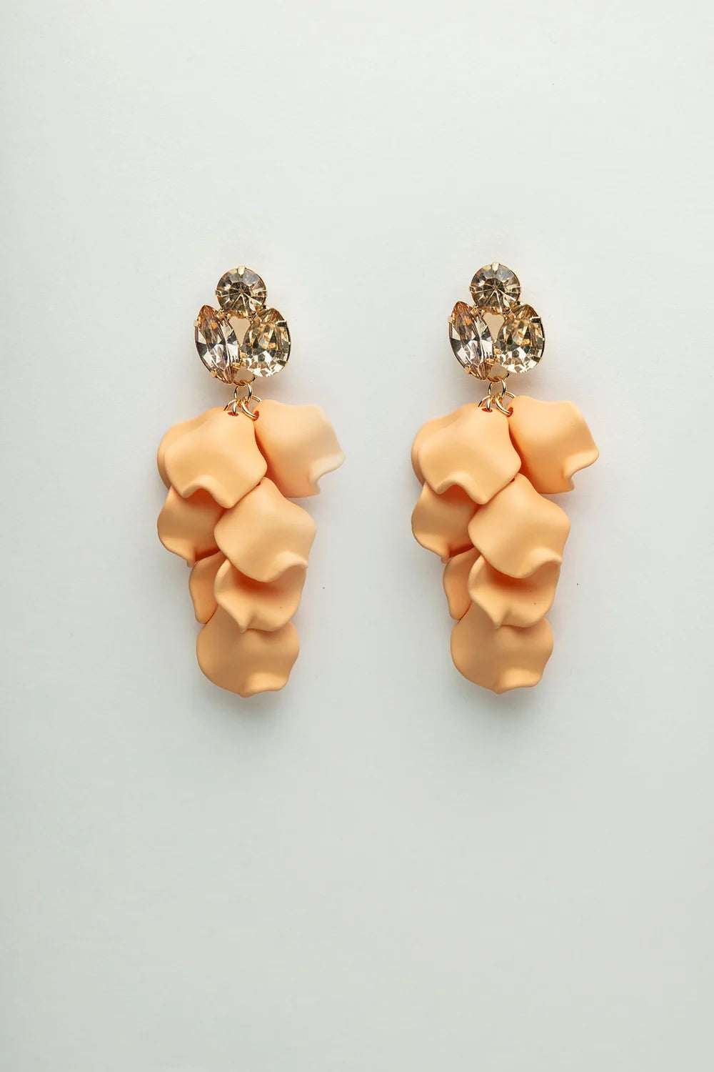 Bow 19 korvakorut, LEAF STONE EARRINGS Keltainen