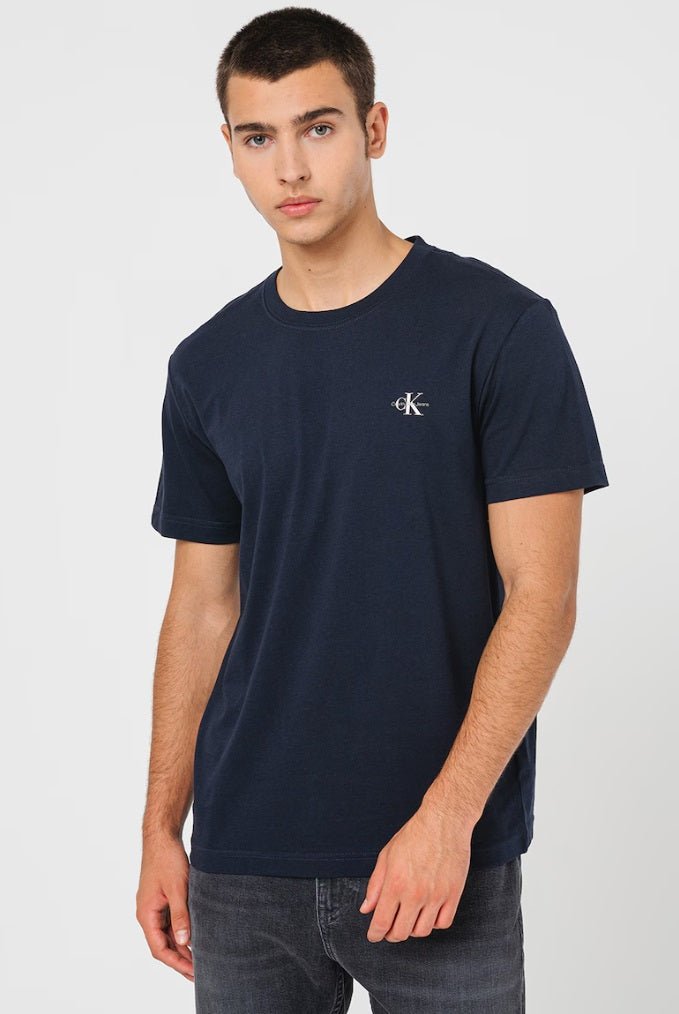 Calvin Klein Jeans Miesten T-paita, MONOGRAM T-SHIRT Tummansininen