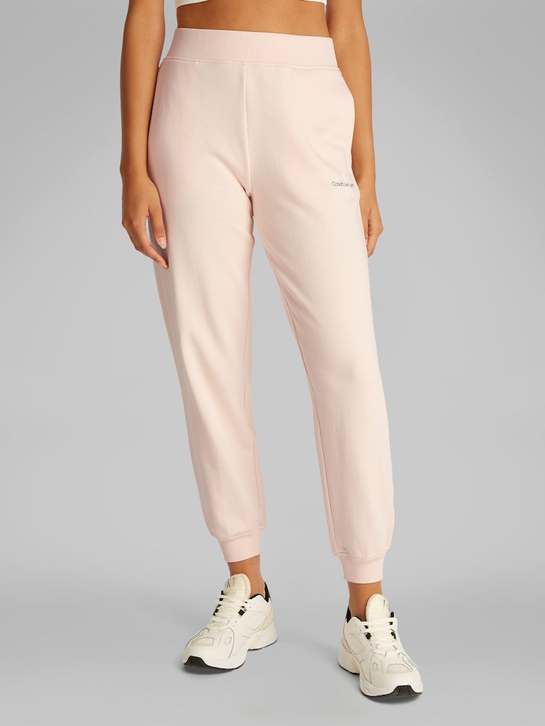 Calvin Klein Jeans naisten lenkkeilyhousut, MONOLOGO JOG PANT Vaaleanpunainen