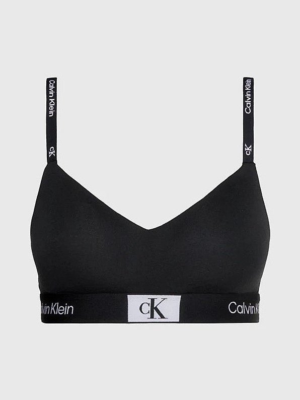 Calvin Klein Naisten Rintaliivit, CK LGHT LINED BRALETTE Musta