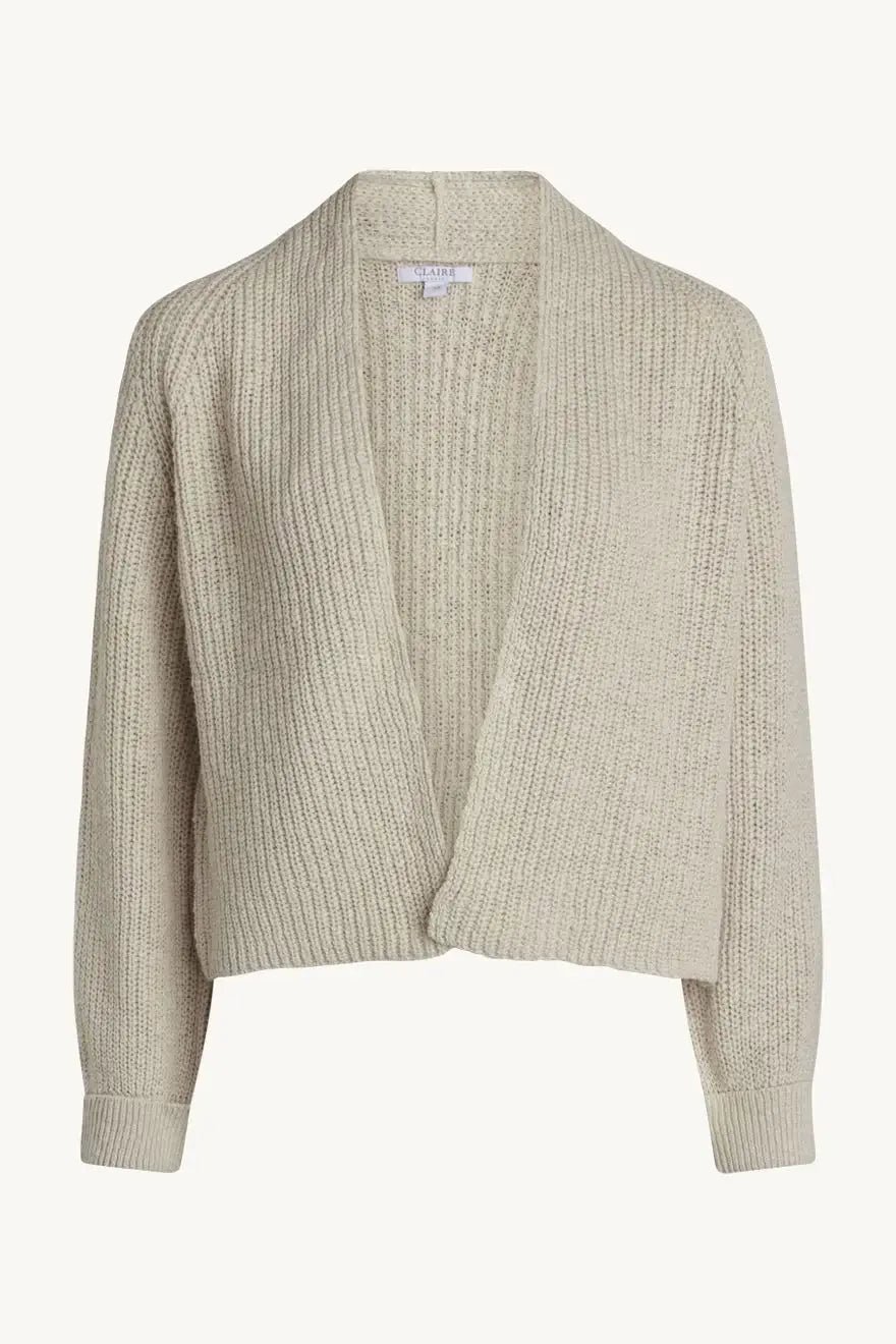 Claire naisten neule, CELINE CARDIGAN Vaalea Beige
