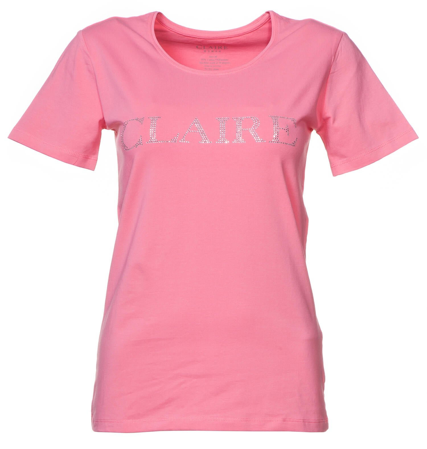 Claire Naisten T-paita, Logo Pinkki