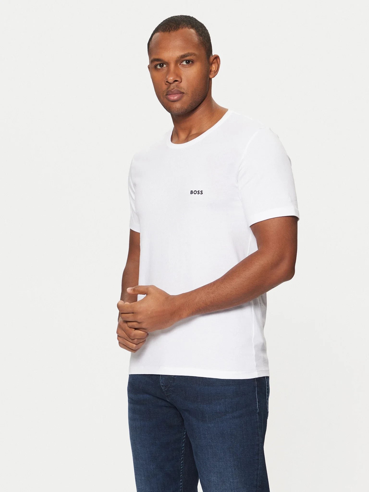 Hugo Boss miesten t-paita, T-SHIRT CLASSIC LOGO Valkoinen