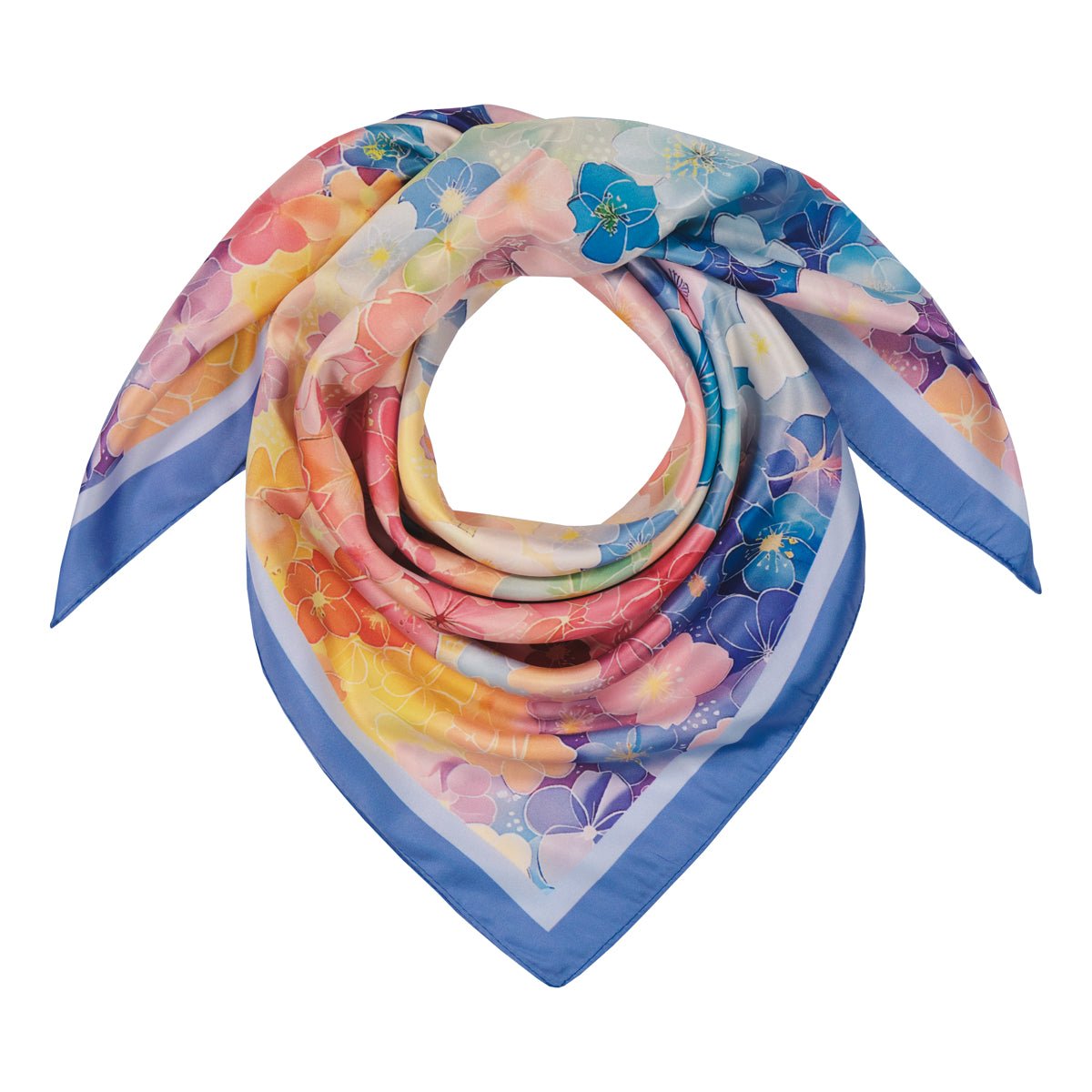 Klement naisten huivi, LINNEA HUIVI Kuosivaaleansininen