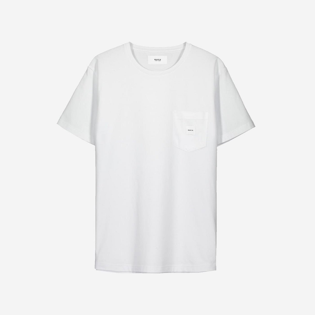 Makia Miesten T-paita, Square Pocket T-Shirt Valkoinen