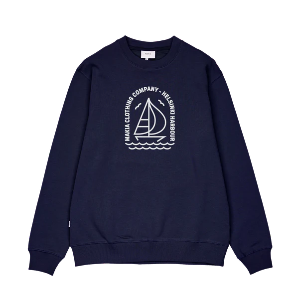 Makia unisex collegepaita, REGATTA SWEATSHIRT Tummansininen