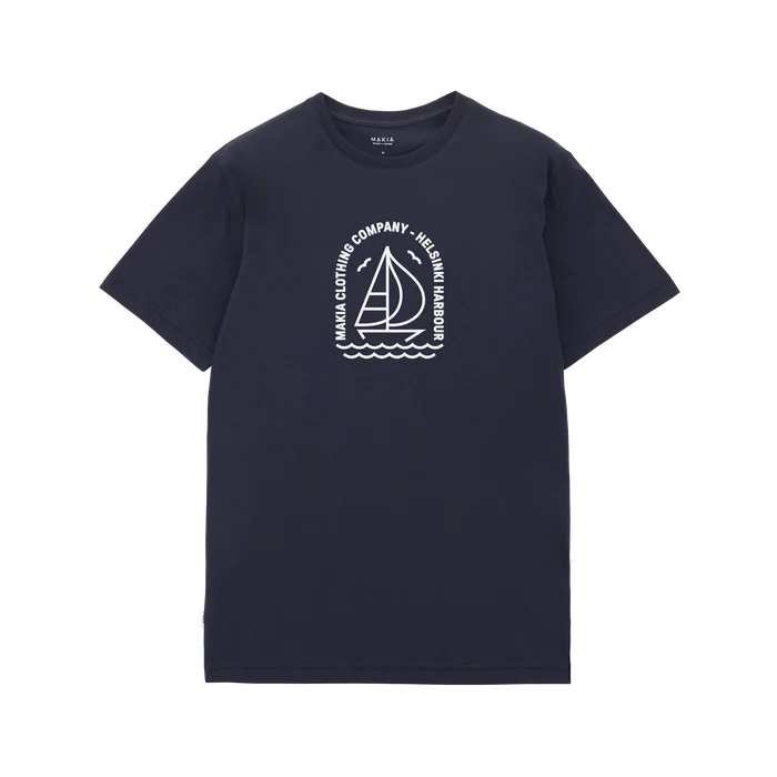 Makia unisex t-paita, REGATTA T-SHIRT Tummansininen