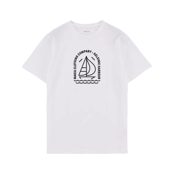Makia unisex t-paita, REGATTA T-SHIRT Valkoinen
