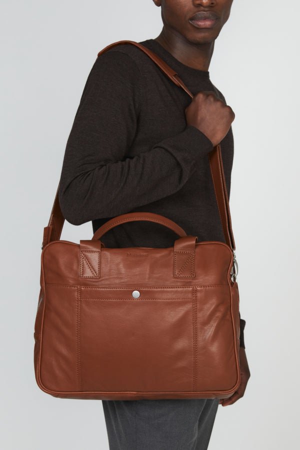 MATINIQUE miesten laukku, COMMUTERMA L Cognac