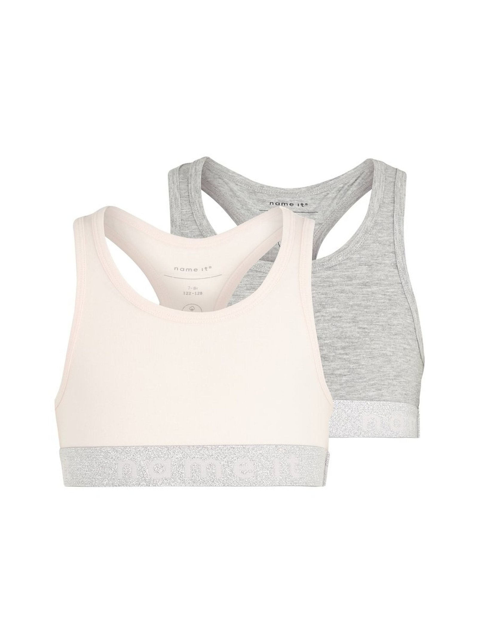 Name It, Short Top 2P Barley Pink Vaaleanpunainen