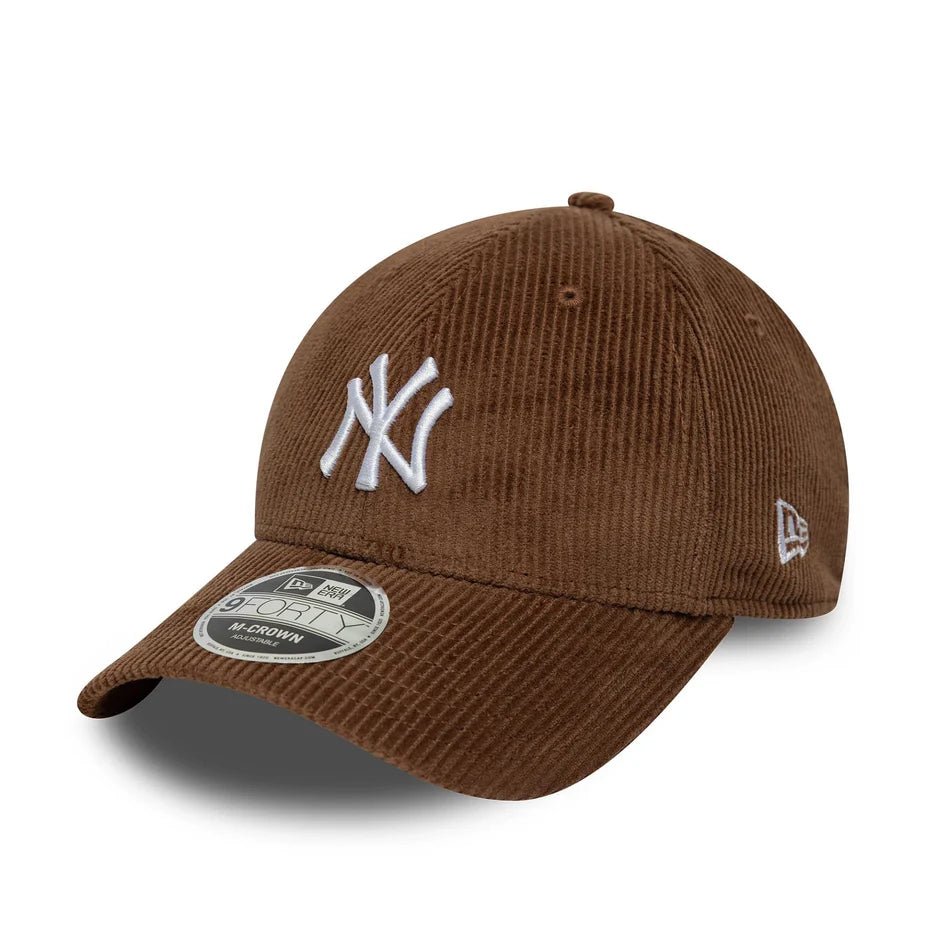 New Era lippis, CORD 9FORTY® MCROWN UNISEX Keskiruskea