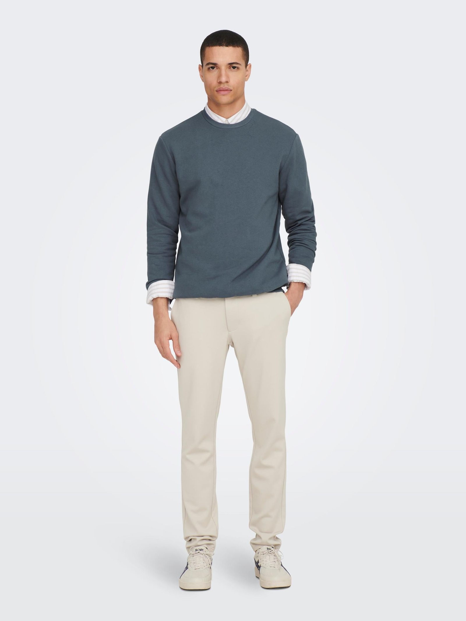 Only and Sons Miesten Housut, Mark Pant Vaalea Beige