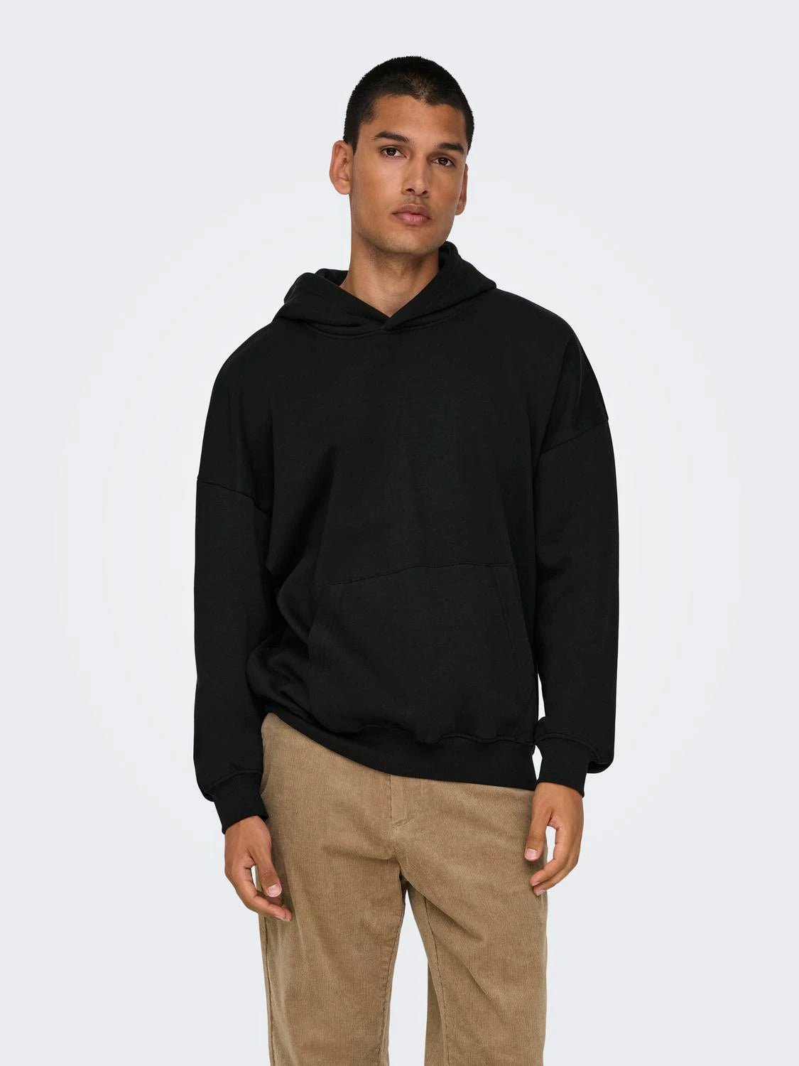 Only and Sons miesten huppari, TURNER LIFE VTG HOODIE SWEAT Musta