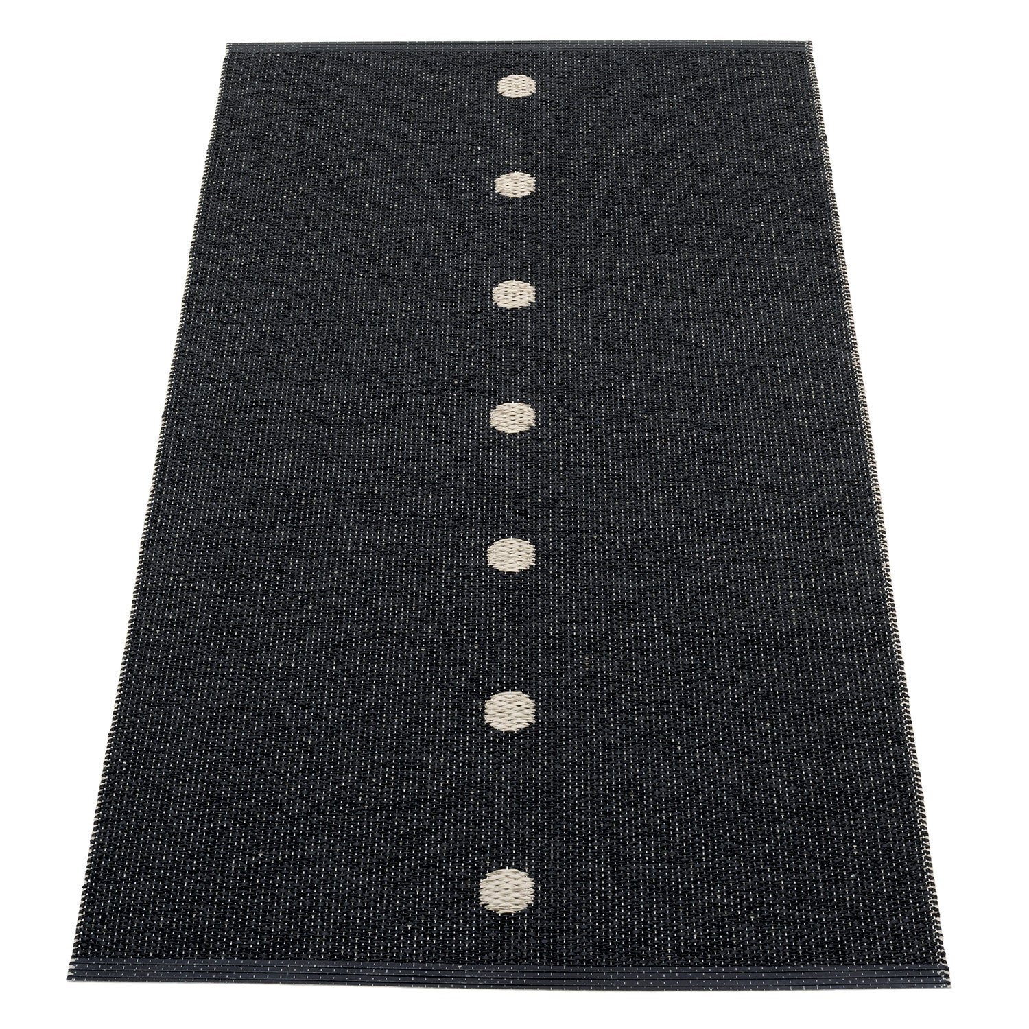 Pappelina, Peg matto 70x140 cm black / linen