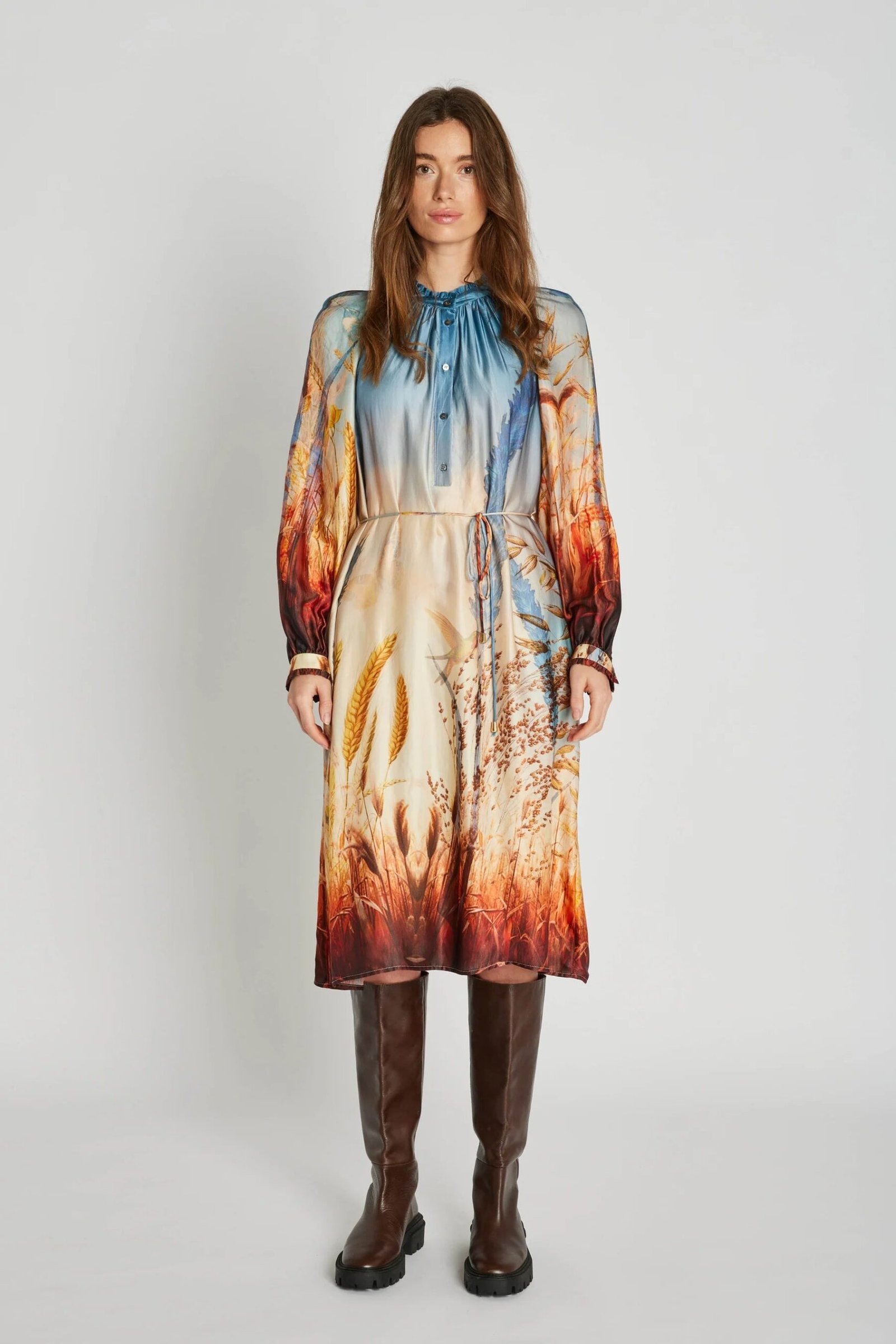 Philosophy Blues Original naisten mekko, CANNON DRESS Monivärinen Kuosi