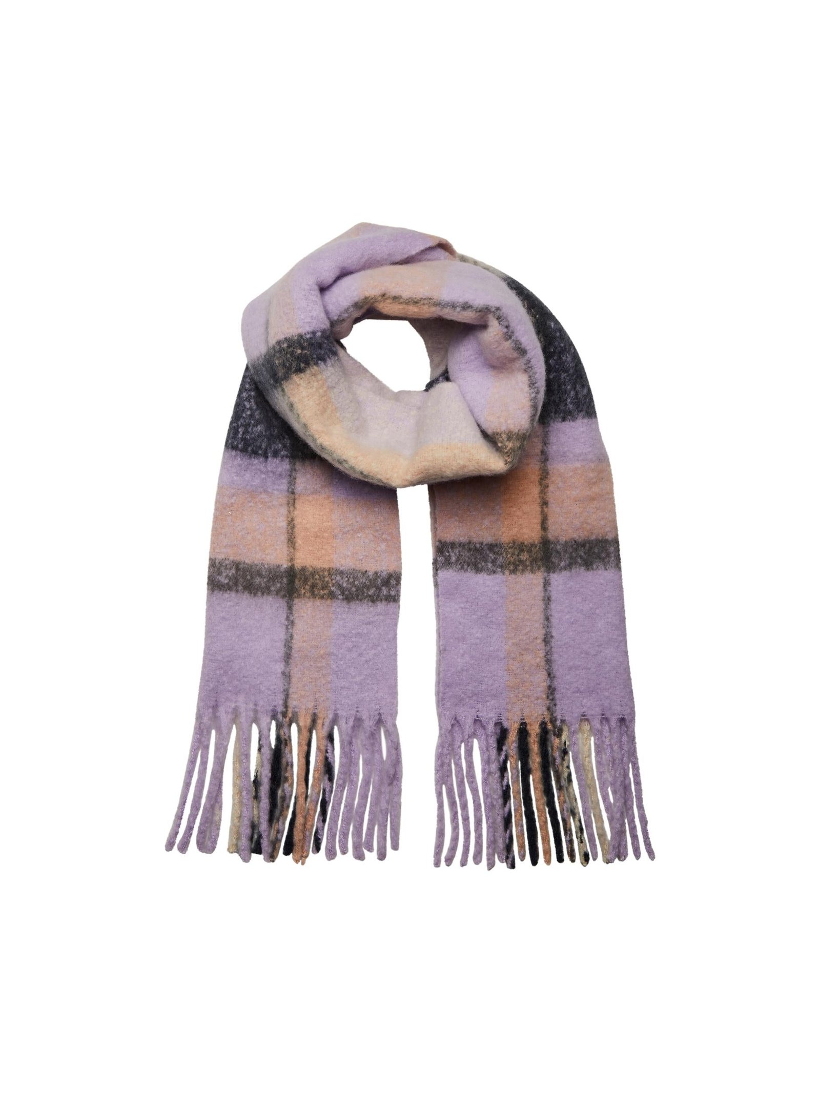 Pieces Kaulaliina Bea Long Scarf Noos  Kuosi Lila