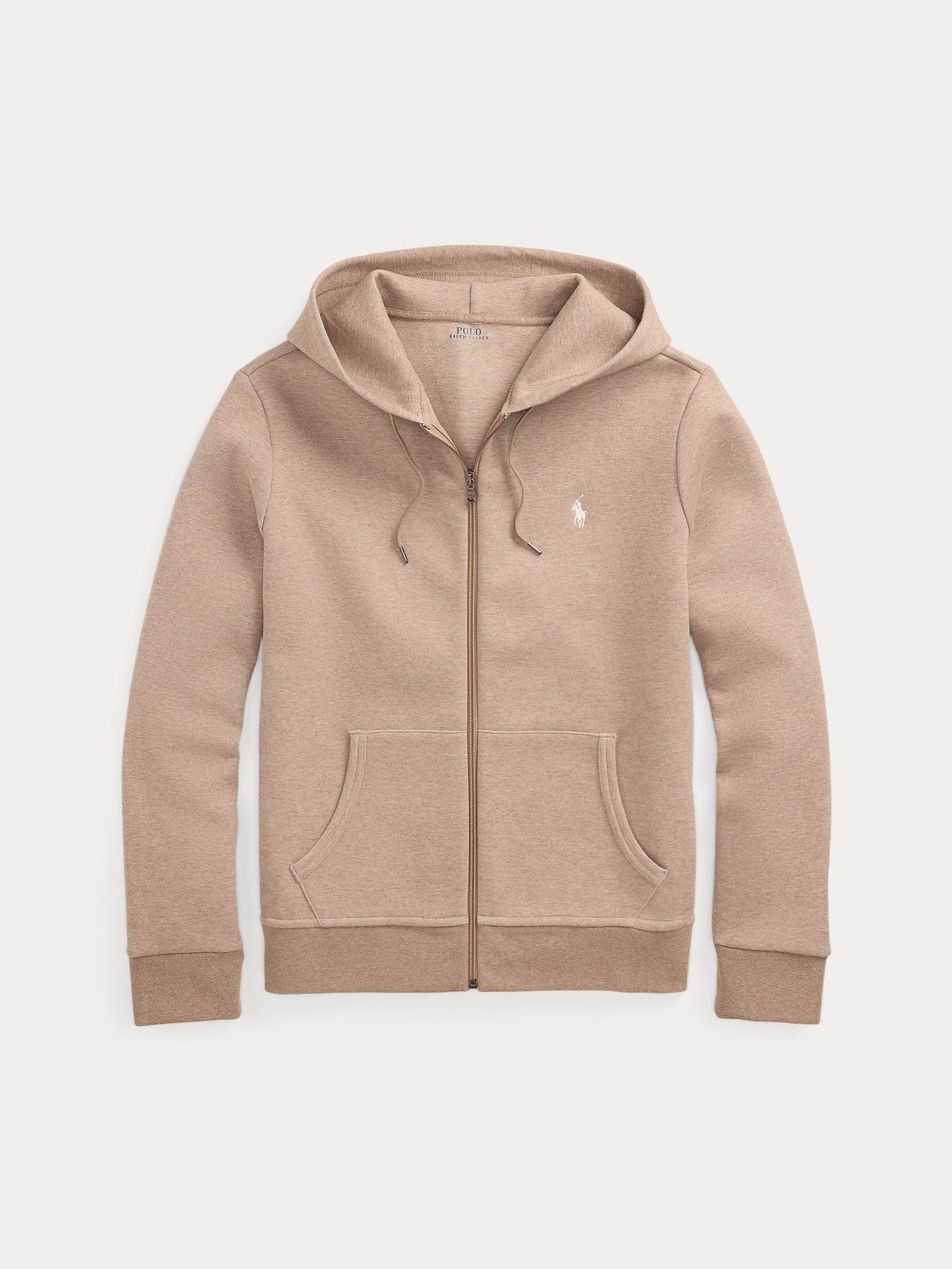 Polo Ralph Lauren miesten huppari, DOUBLE KNIT FULL ZIP HOODIE Beige