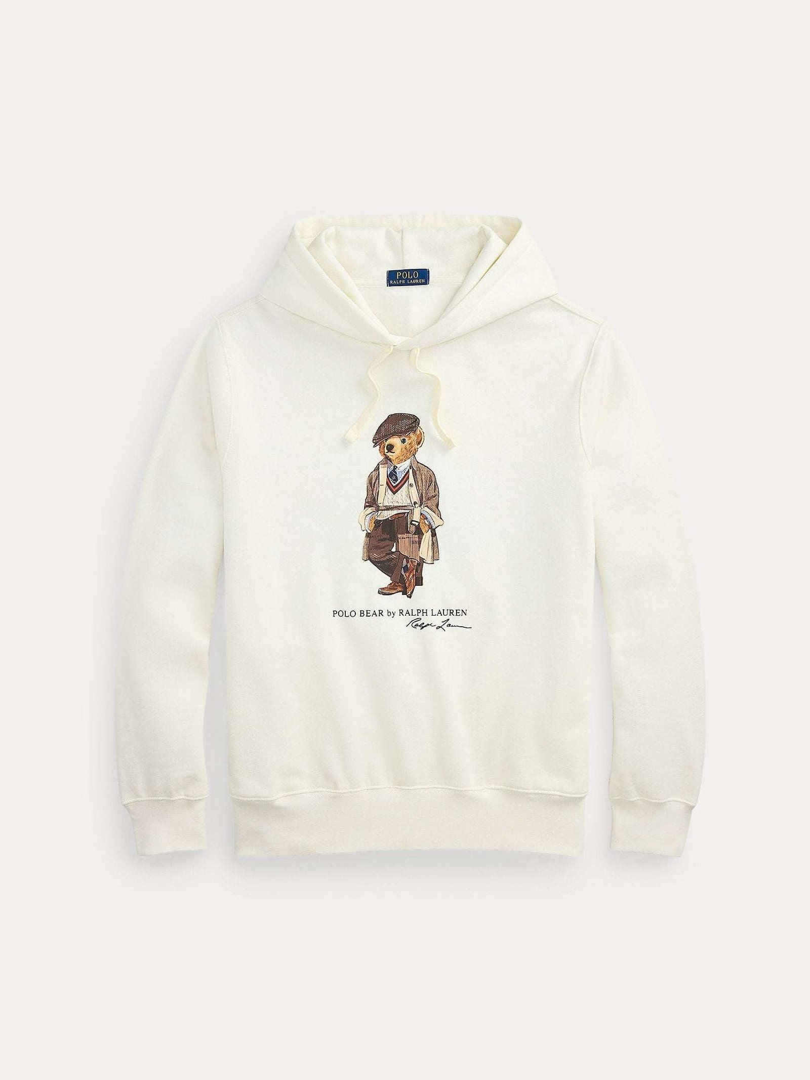 Polo Ralph Lauren miesten huppari, POLO BEAR HOODIE Valkoinen