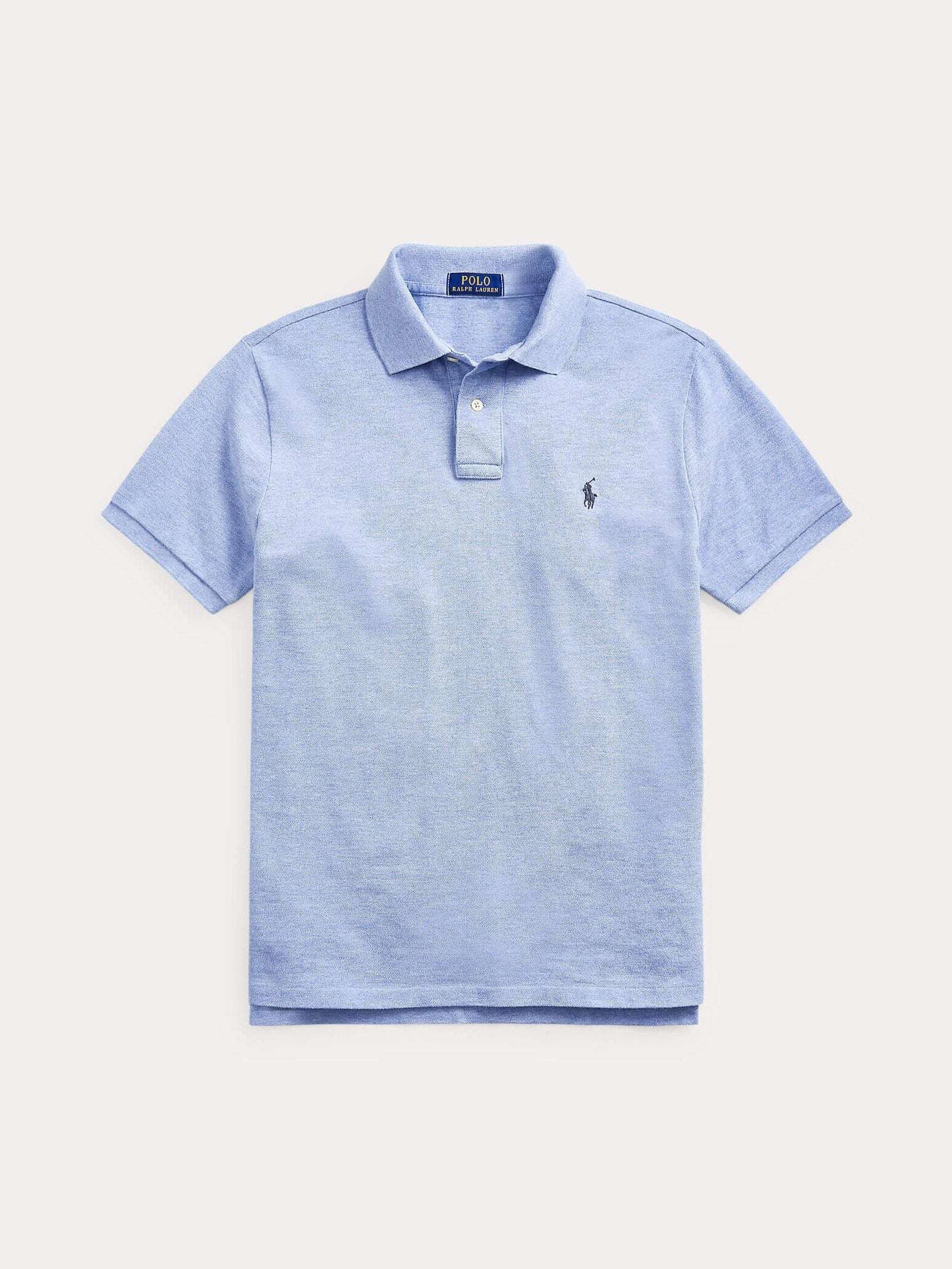 Polo Ralph Lauren miesten pikeepaita, POLO PIKEE CUSTOM SLIM Vaaleansininen