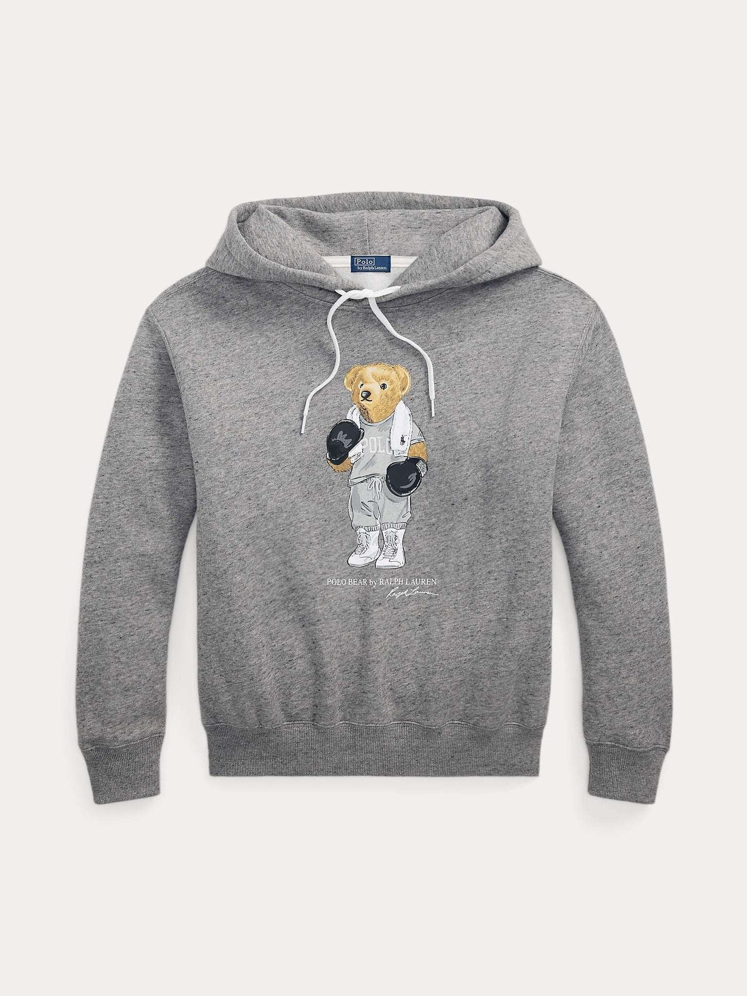 Polo Ralph Lauren naisten huppari POLO BEAR KNIT SWEATSHIRT, Vaaleanharmaa