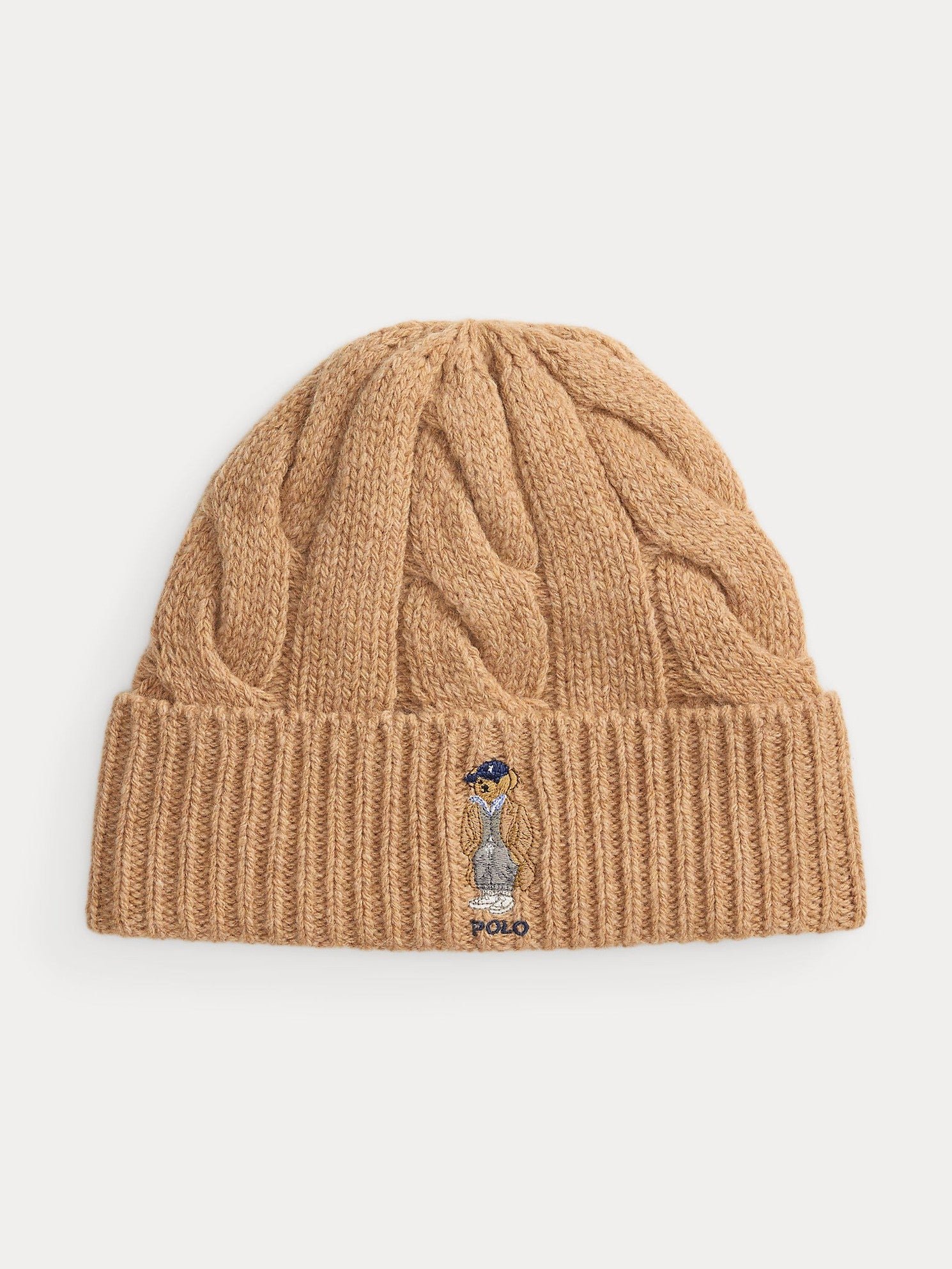 Polo Ralph Lauren naisten pipo, FALL BEAR HT-HAT Kameli