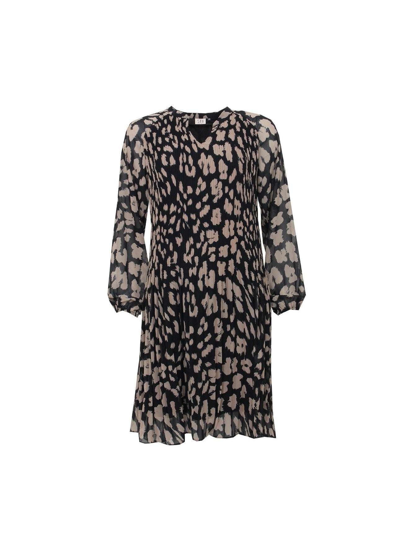 S.T.I naisten mekko, IRIE DRESS 100CM Ruskea Kuosi