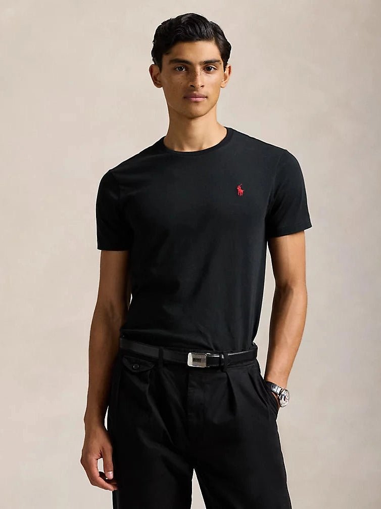 Polo Ralph Lauren Miesten T-Paita, SHORT SLEEVE-T-SHIRT NOS Musta
