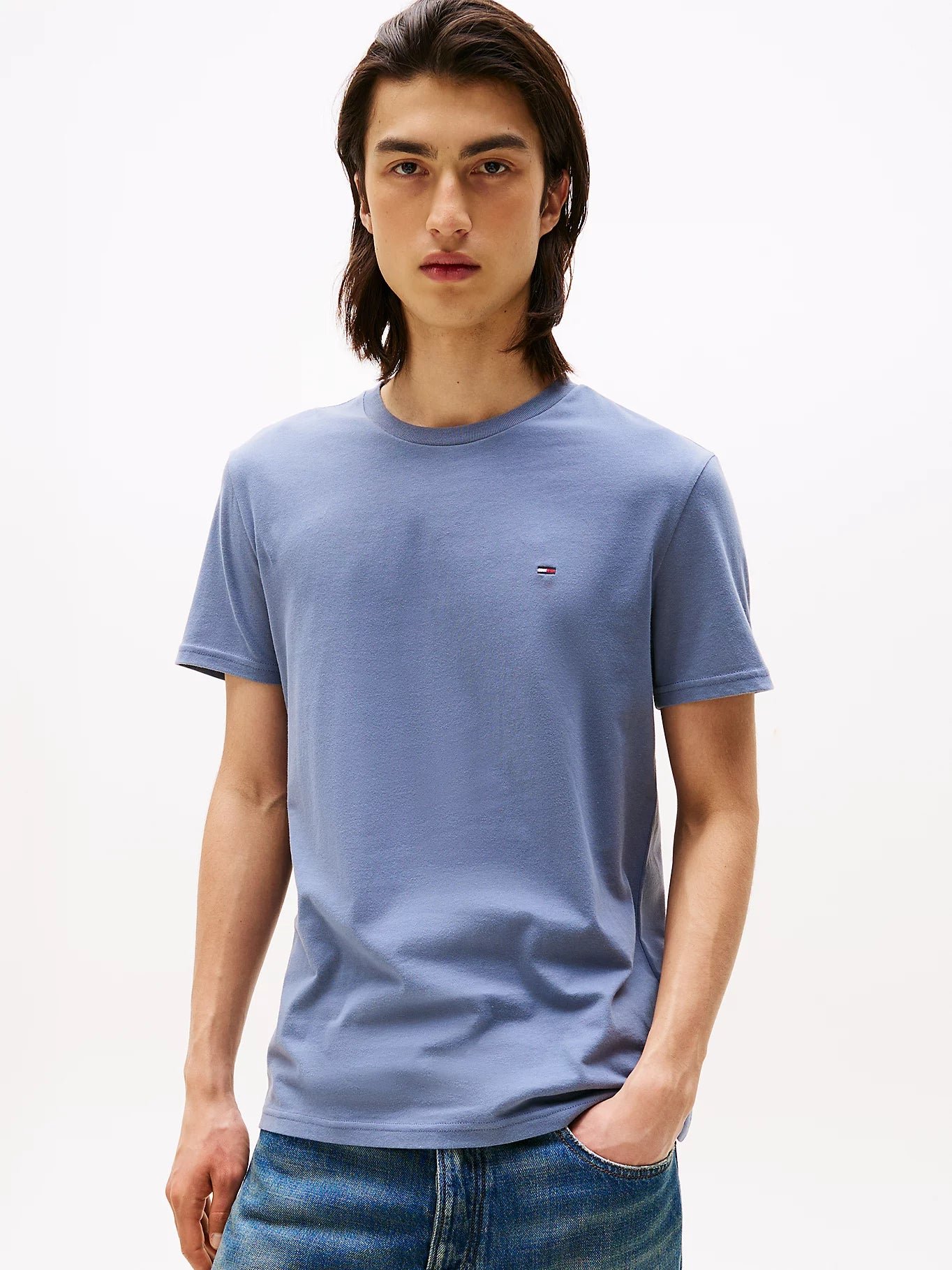 Tommy Jeans miesten t-paita, TJM XSLIM  JERSEY TEE Sininen